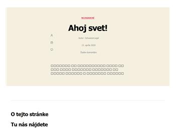 Náhľad webu Náhľad webu