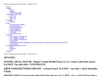 Náhľad webu Náhľad webu