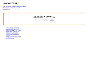 Náhľad webu Náhľad webu